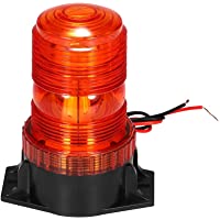 KKmoon Luz Estroboscópica 30 LED Faro Intermitente de Advertencia de Emergencia ámbar-Amarillo 15W